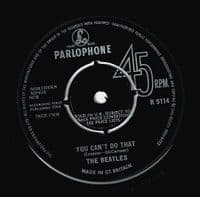 THE BEATLES Can't Buy Me Love Vinyl Record 7 Inch Parlophone 1964.
